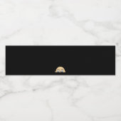 Étiquette Pour Bouteilles D'eau Quote de base graphique Peekaboo (Étiquettes simples)