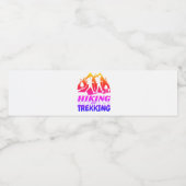 Étiquette Pour Bouteilles D'eau Randonnée ou trekking (Étiquettes simples)