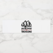 Étiquette Pour Bouteilles D'eau Randonnée ou trekking (Étiquettes simples)