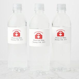 Étiquette Pour Bouteilles D'eau Récupération de relais Mariage personnalisée