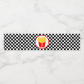 Étiquette Pour Bouteilles D'eau Restauration rapide Français Fry Anniversaire (Étiquettes simples)