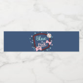 Étiquette Pour Bouteilles D'eau Révélation du genre de baseball (Étiquettes simples)