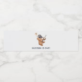 Étiquette Pour Bouteilles D'eau Rookie 1er Ours d'anniversaire (Étiquettes simples)