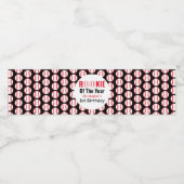 Étiquette Pour Bouteilles D'eau Rookie Baseball 1er anniversaire (Étiquettes simples)