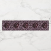 Étiquette Pour Bouteilles D'eau Rosace Mandala (Étiquettes simples)