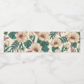 Étiquette Pour Bouteilles D'eau Rose (Étiquettes simples)