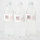 Étiquette Pour Bouteilles D'eau Rose rousse Elle est hors de la Fête des mariées d (Bouteilles)