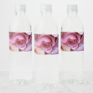 Étiquette Pour Bouteilles D'eau Roses roses roses
