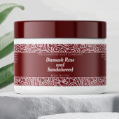 Étiquette Pour Bouteilles D'eau Rouge foncé Abstrait imperméable Cosmétiques Étiqu