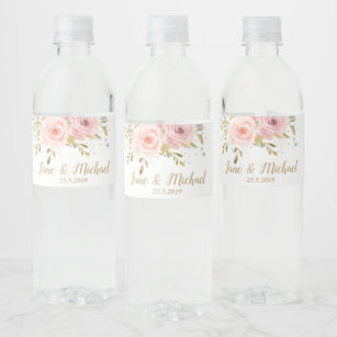 Etiquettes Pour Bouteilles D Eau Zazzle Be