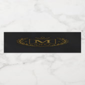 Étiquette Pour Bouteilles D'eau Royal NMKY Emblem (Étiquettes simples)