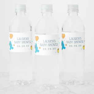 Étiquette Pour Bouteilles D'eau Rue Sésame Baby shower Monster de cookies