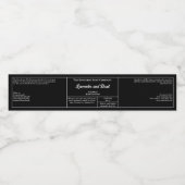 Étiquette Pour Bouteilles D'eau Rustic black body butter or cosmetics jar label (Étiquettes simples)