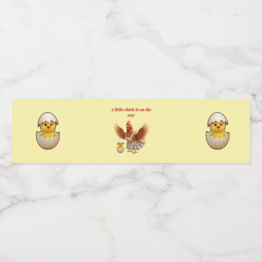 Étiquette Pour Bouteilles D'eau Rustic Little Star Baby shower (Étiquettes simples)