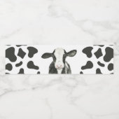 Étiquette Pour Bouteilles D'eau Saint Vache Je suis une vache Imprimer Anniversair (Étiquettes simples)