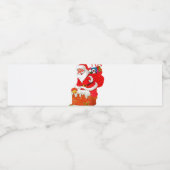 Étiquette Pour Bouteilles D'eau Santa Claus water, bottle labels 🎄 (Étiquettes simples)