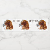 Étiquette Pour Bouteilles D'eau Séparateur irlandais avec faisan (Étiquettes simples)