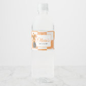 Étiquette Pour Bouteilles D'eau She's Ready to Pop Baby Shower (Devant)