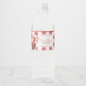 Étiquette Pour Bouteilles D'eau She's Ready to Pop Baby Shower (Devant)