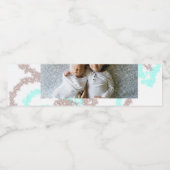 Étiquette Pour Bouteilles D'eau simple minimum AJOUTER VOTRE PHOTO TEXTE parties s (Étiquettes simples)