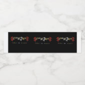 Étiquette Pour Bouteilles D'eau Slider Dans Les Flames (Étiquettes simples)