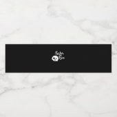 Étiquette Pour Bouteilles D'eau Soeur Boo Halloween (Étiquettes simples)