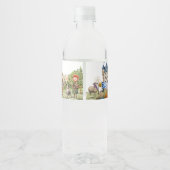 Étiquette Pour Bouteilles D'eau Soirée d'anniversaire à thème écossais (Dos)