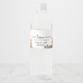 Étiquette Pour Bouteilles D'eau Soirée d'anniversaire à thème écossais (Devant)