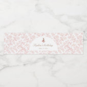 Étiquette Pour Bouteilles D'eau Some Bunny Birthday Water Bottle (Étiquettes simples)