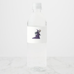 Étiquette Pour Bouteilles D'eau Sorcière Lunaire Whimsigothique