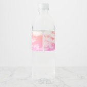 Étiquette Pour Bouteilles D'eau Soyez mon coeur brillant (Dos)