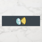 Étiquette Pour Bouteilles D'eau Space Boy Birthday Water Bottle Label (Étiquettes simples)