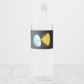 Étiquette Pour Bouteilles D'eau Space Boy Birthday Water Bottle Label (Devant)