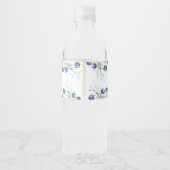 Étiquette Pour Bouteilles D'eau Stay Berry Hydrated First Birthday (Dos)