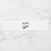 Étiquette Pour Bouteilles D'eau Super Boy (Étiquettes simples)