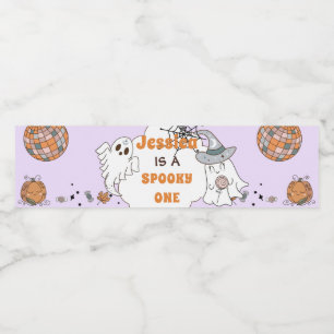 Étiquette Pour Bouteilles D'eau Super Halloween Cute Éffrayante fête d'anniversair