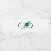 Étiquette Pour Bouteilles D'eau Symbole de l'Infinity (Étiquettes simples)
