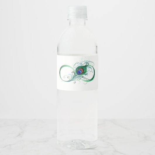 Étiquette Pour Bouteilles D'eau Symbole de l'Infinity (Devant)