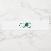 Étiquette Pour Bouteilles D'eau Symbole de l'Infinity (Étiquettes simples)
