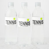 Étiquette Pour Bouteilles D'eau Tennis (Bouteilles)
