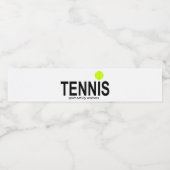Étiquette Pour Bouteilles D'eau Tennis (Étiquettes simples)