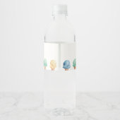 Étiquette Pour Bouteilles D'eau Thème Crème de glace Anniversaire Fête Bouteille d (Dos)