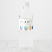 Étiquette Pour Bouteilles D'eau Thème Crème de glace Anniversaire Fête Bouteille d (Devant)