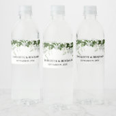 Étiquette Pour Bouteilles D'eau Thème de verdure Mariage botanique (Bouteilles)