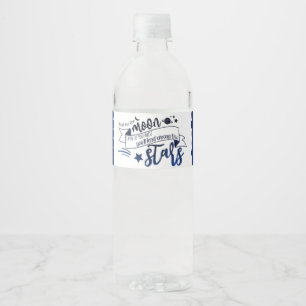 Étiquette Pour Bouteilles D'eau Tir pour la lune