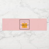 Étiquette Pour Bouteilles D'eau Toast Champagne (Étiquettes simples)