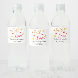 Étiquette Pour Bouteilles D'eau Tomber dans l'amour