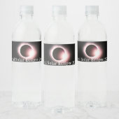 Étiquette Pour Bouteilles D'eau Total éclipse solaire 2024 (Bouteilles)