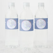 Étiquette Pour Bouteilles D'eau Total Solaire Eclipse 2017 Global Path (Bouteilles)