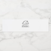 Étiquette Pour Bouteilles D'eau Tout À Propos De Ce Baste Pour Thanksgiving (Étiquettes simples)